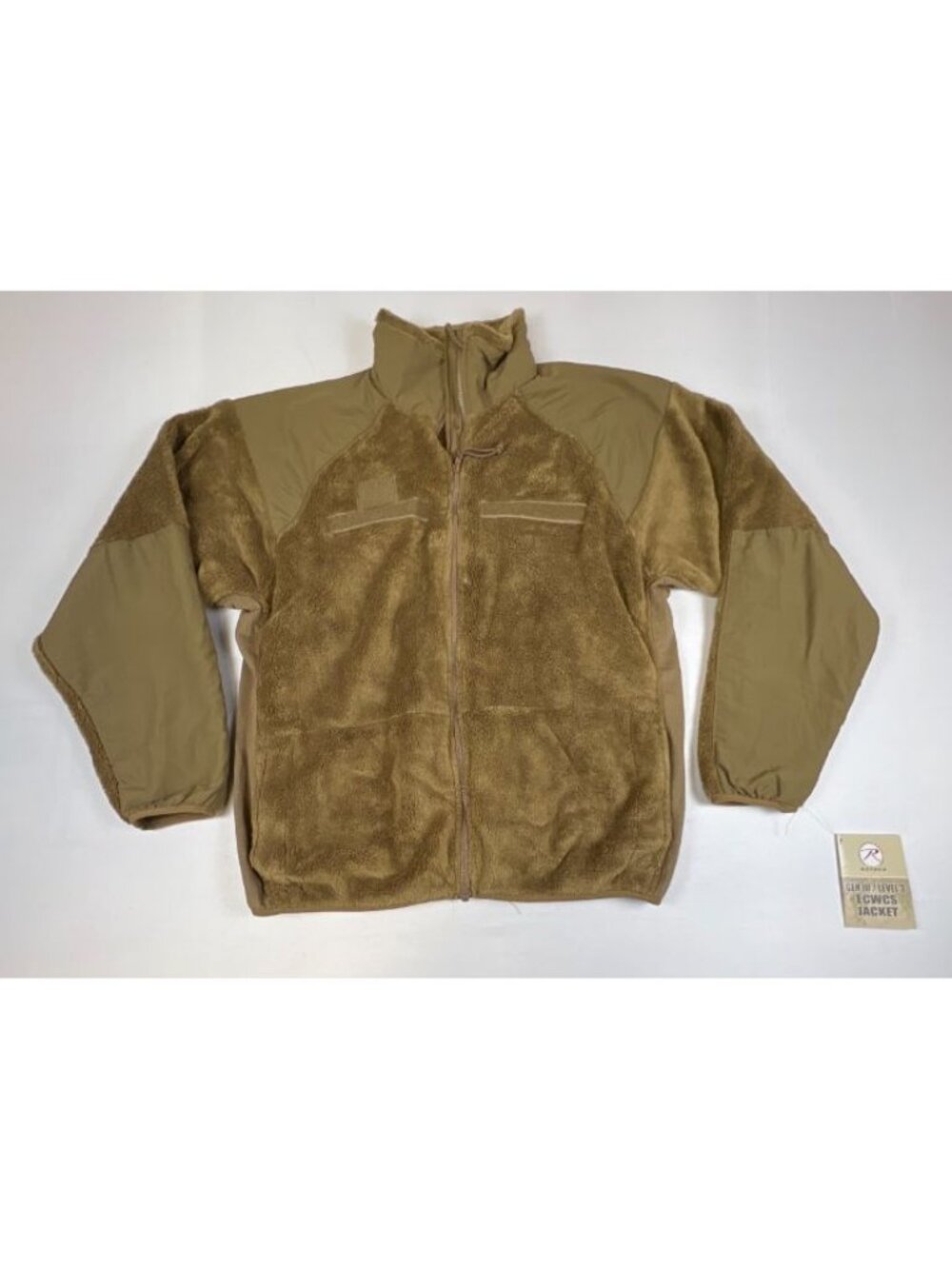 Rothco Men L ECWCS Gen III Level 3 Fleece Jacket Coyote Brown Tactical Millitary